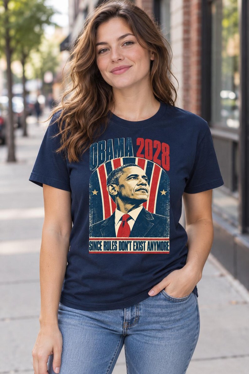 Obama 2028 Satire T-Shirt