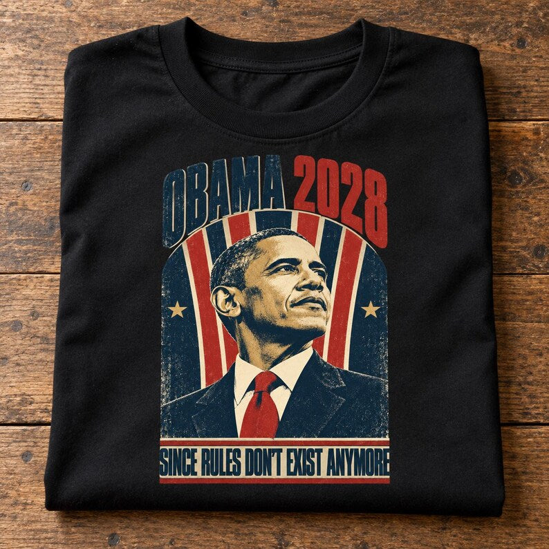 Obama 2028 Satire T-Shirt