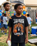 Custom Photo Basketball Star Kids T-Shirt