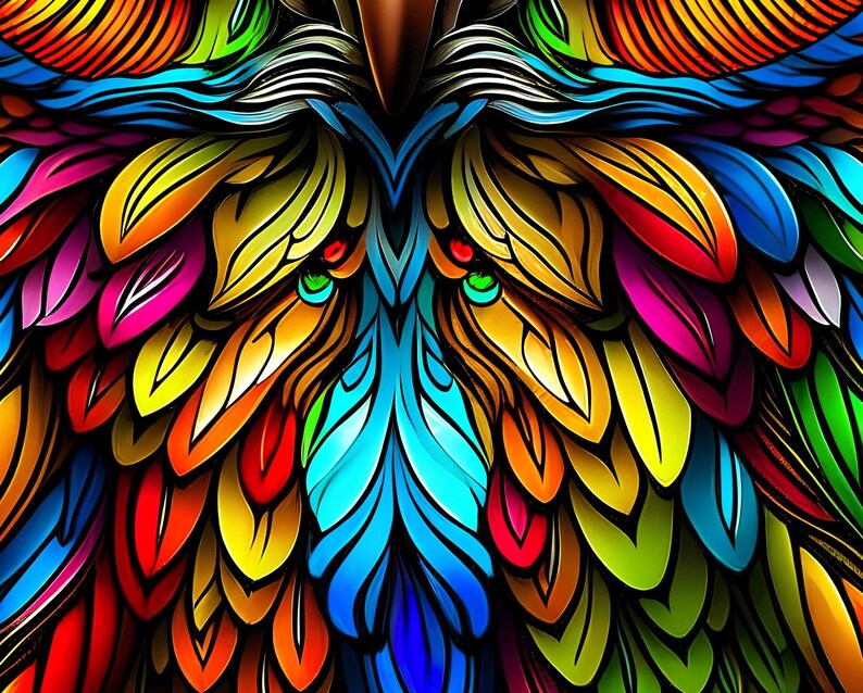 Colorful Owl T-Shirt