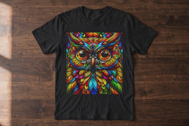 Colorful Owl T-Shirt