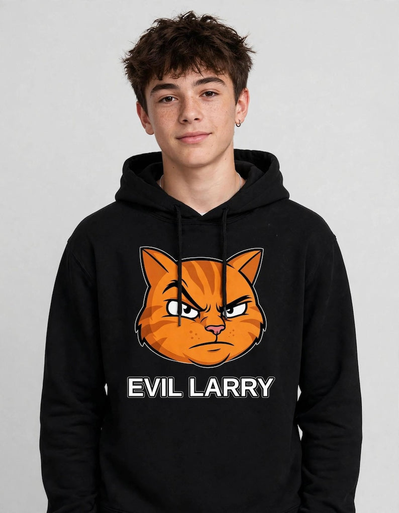 Evil Larry Cat Hoodie