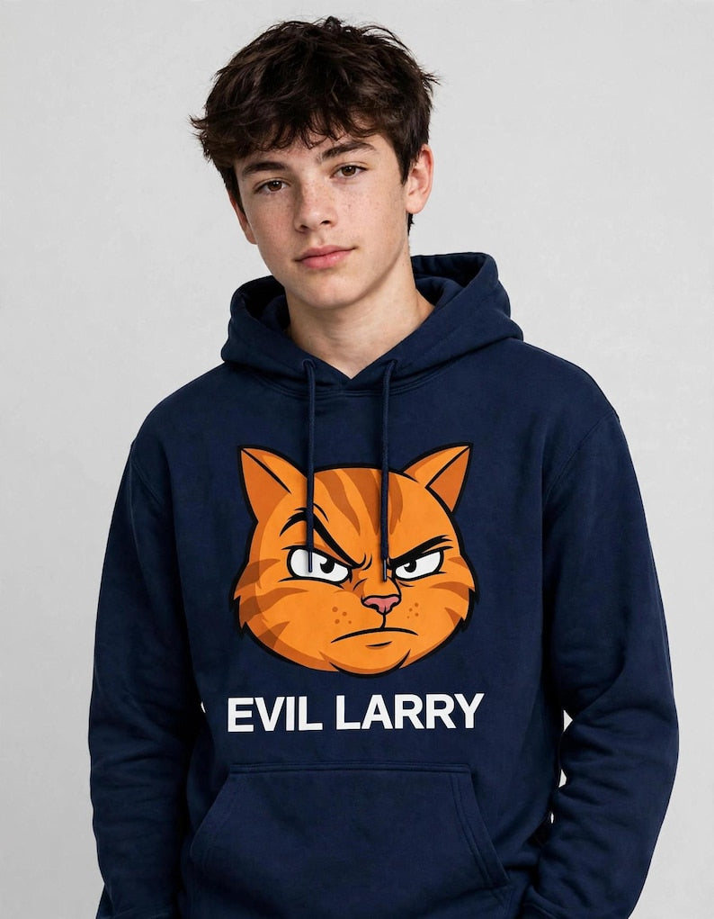 Evil Larry Cat Hoodie