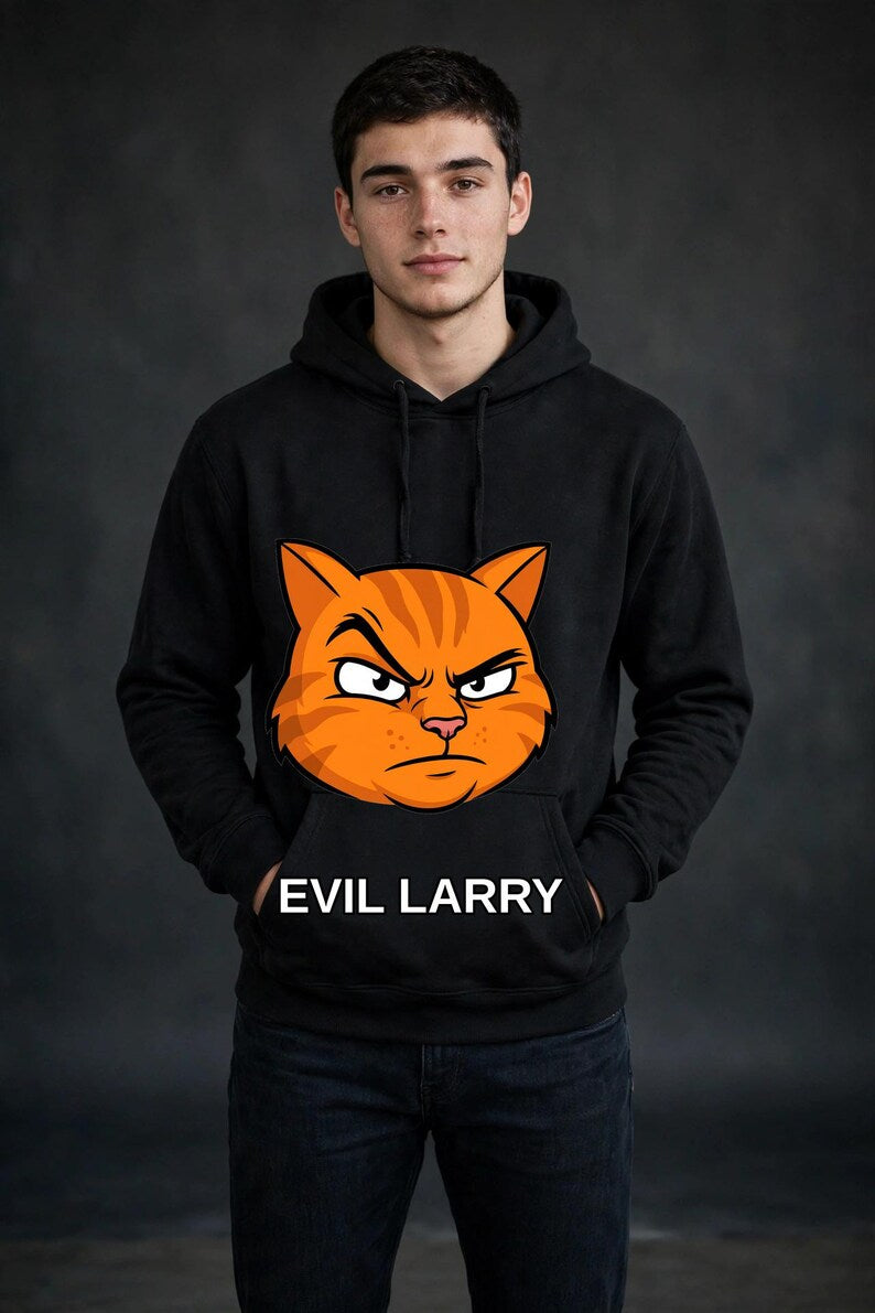 Evil Larry Cat Hoodie