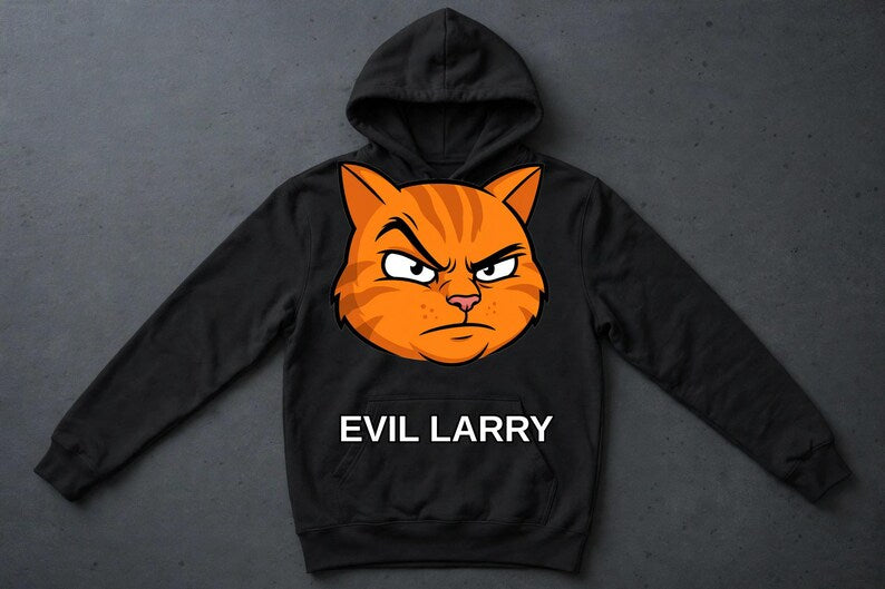 Evil Larry Cat Hoodie
