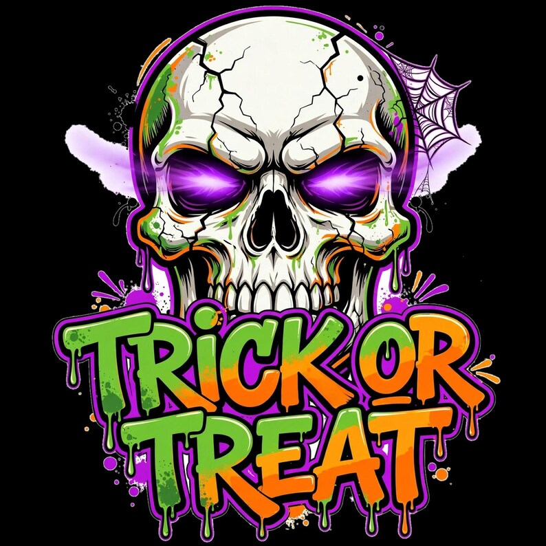 Trick or Treat Skull Hoodie