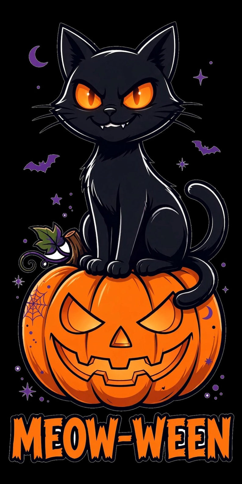 Meow-Ween Halloween Hoodie
