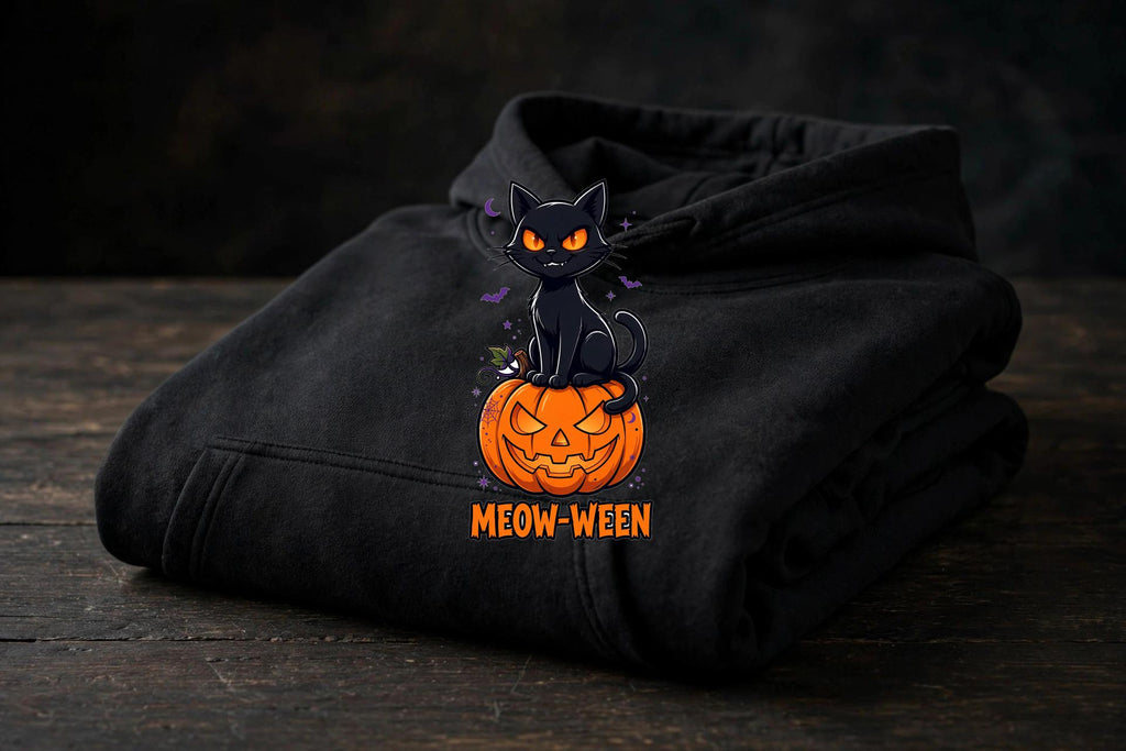 Meow-Ween Halloween Hoodie